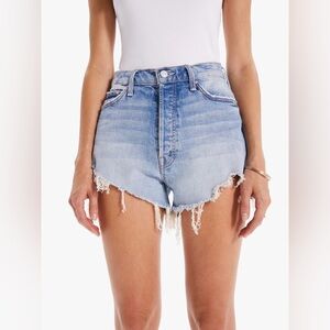 ‼️RARE‼️🎸MOTHER🎸🔥NWT🔥Ultra High Waist Tomcat Kick Fray Short in I Confess—27